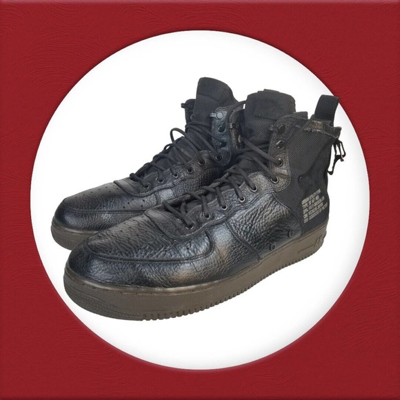 Nike Air Force 1 SF AF1 Mid SZ 15 Black Gum Special Field‎ 917753-002 - Picture 1 of 16